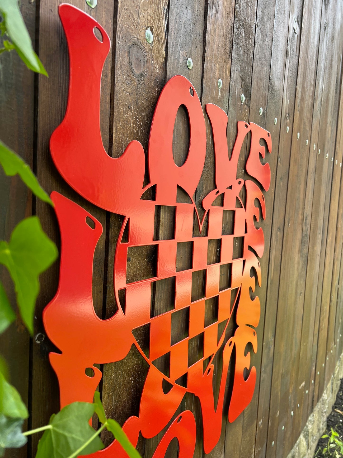 DECORAȚIUNE PERETE METALICĂ LOVE